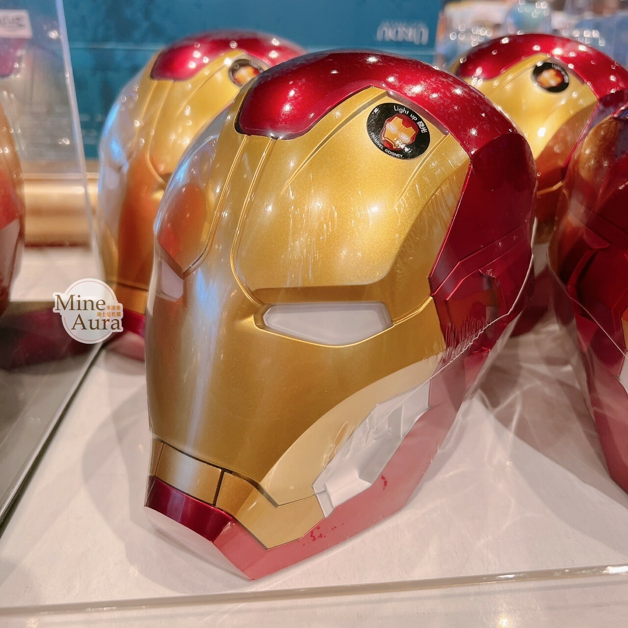 鋼鐵人 Iron Man 大頭造型 糖果 收納盒 漫威 Marvel  -香港迪士尼樂園