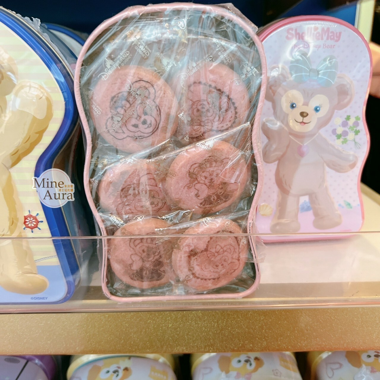 雪莉玫 ShellieMay 曲奇餅 餅乾 造型 鐵盒 -香港迪士尼樂園