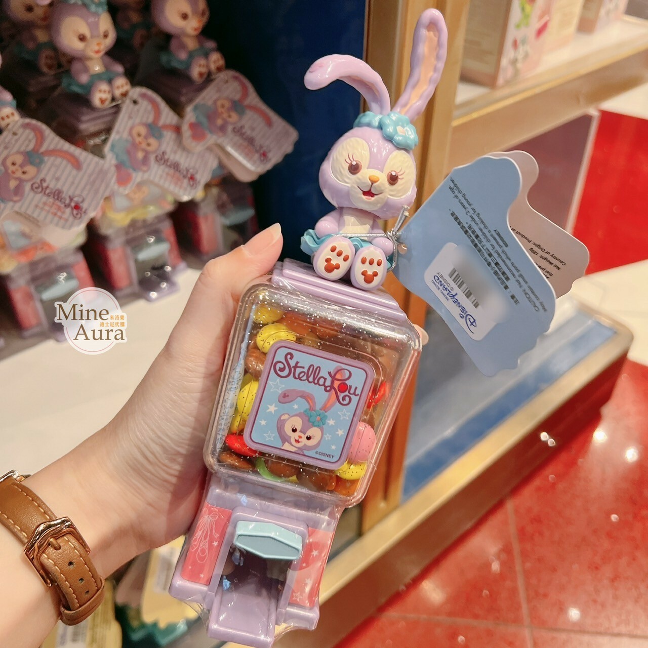 史黛拉露 星黛露 StellaLou 扭蛋機造型 糖果盒 -香港迪士尼樂園