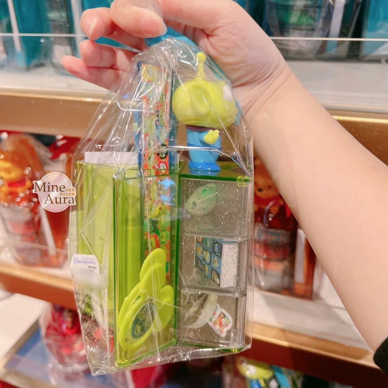 三眼怪 Alien 立體公仔造型 文具組 收納盒 玩具總動員 Toy Story -香港迪士尼樂園