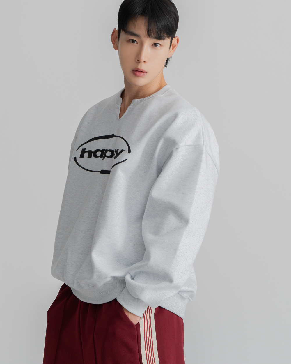 Happy衛衣大學T