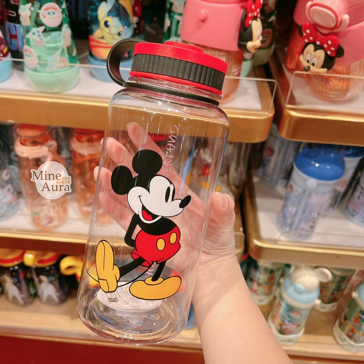 米奇 Mickey 經典 站姿 圖案 大容量 隨身 水瓶 水壺 -香港迪士尼樂園