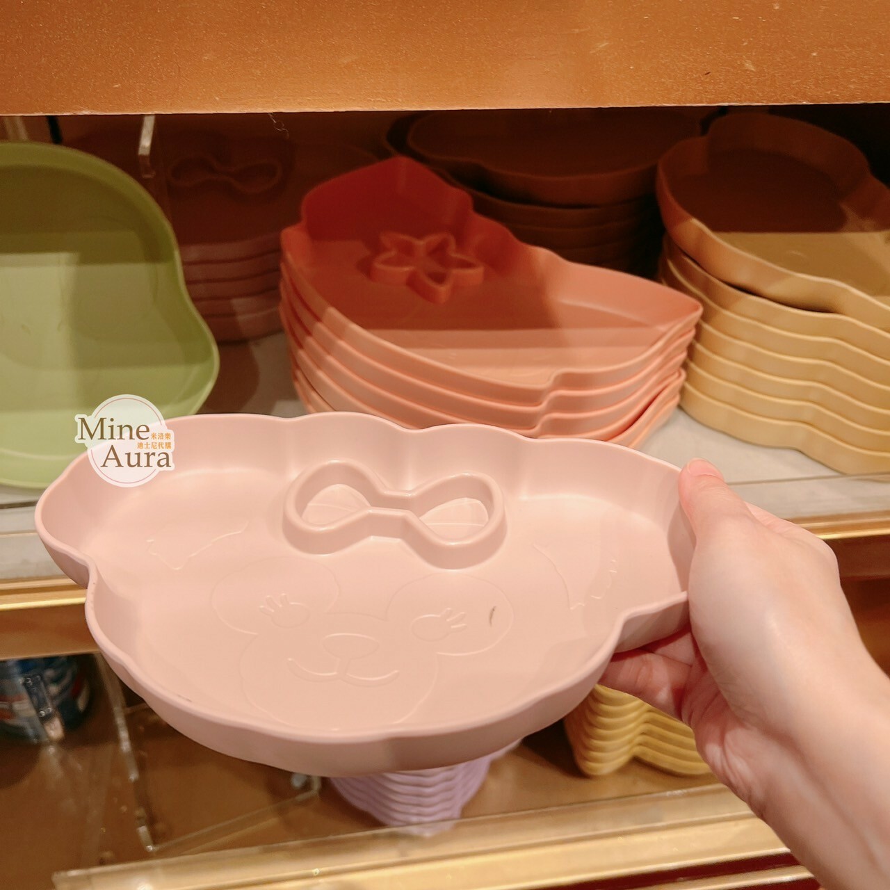 雪莉玫 ShellieMay 大頭 造型 餐盤 廚房用品 -香港迪士尼樂園