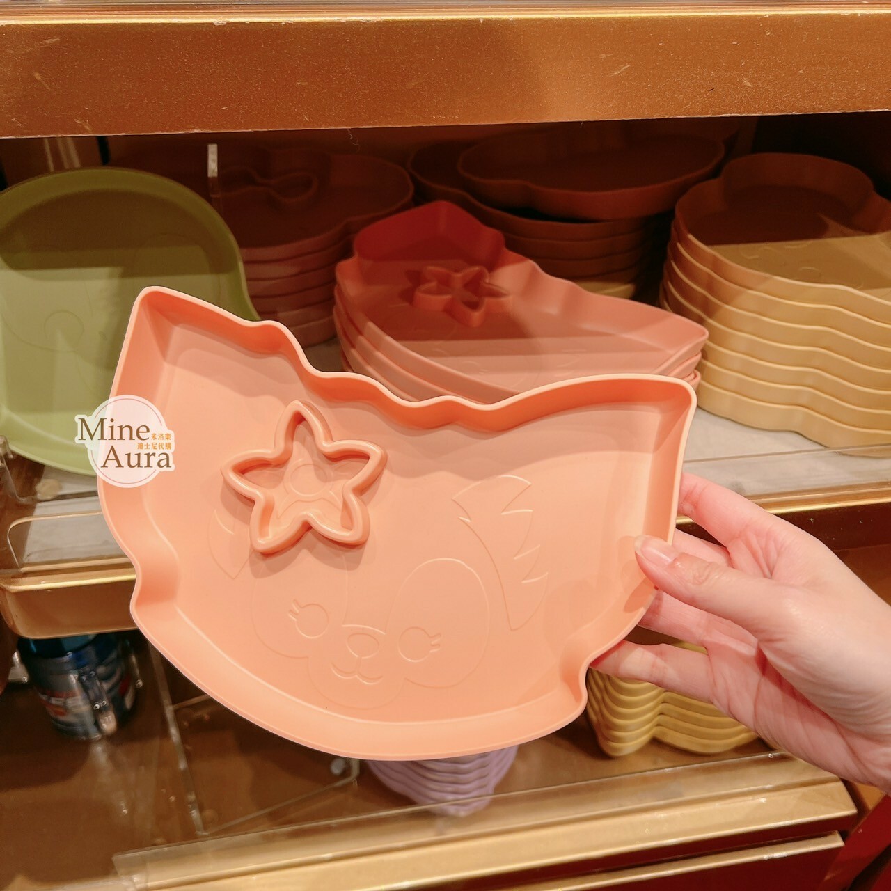 玲娜貝兒 Lina bell 大頭 造型 餐盤 廚房用品 -香港迪士尼樂園