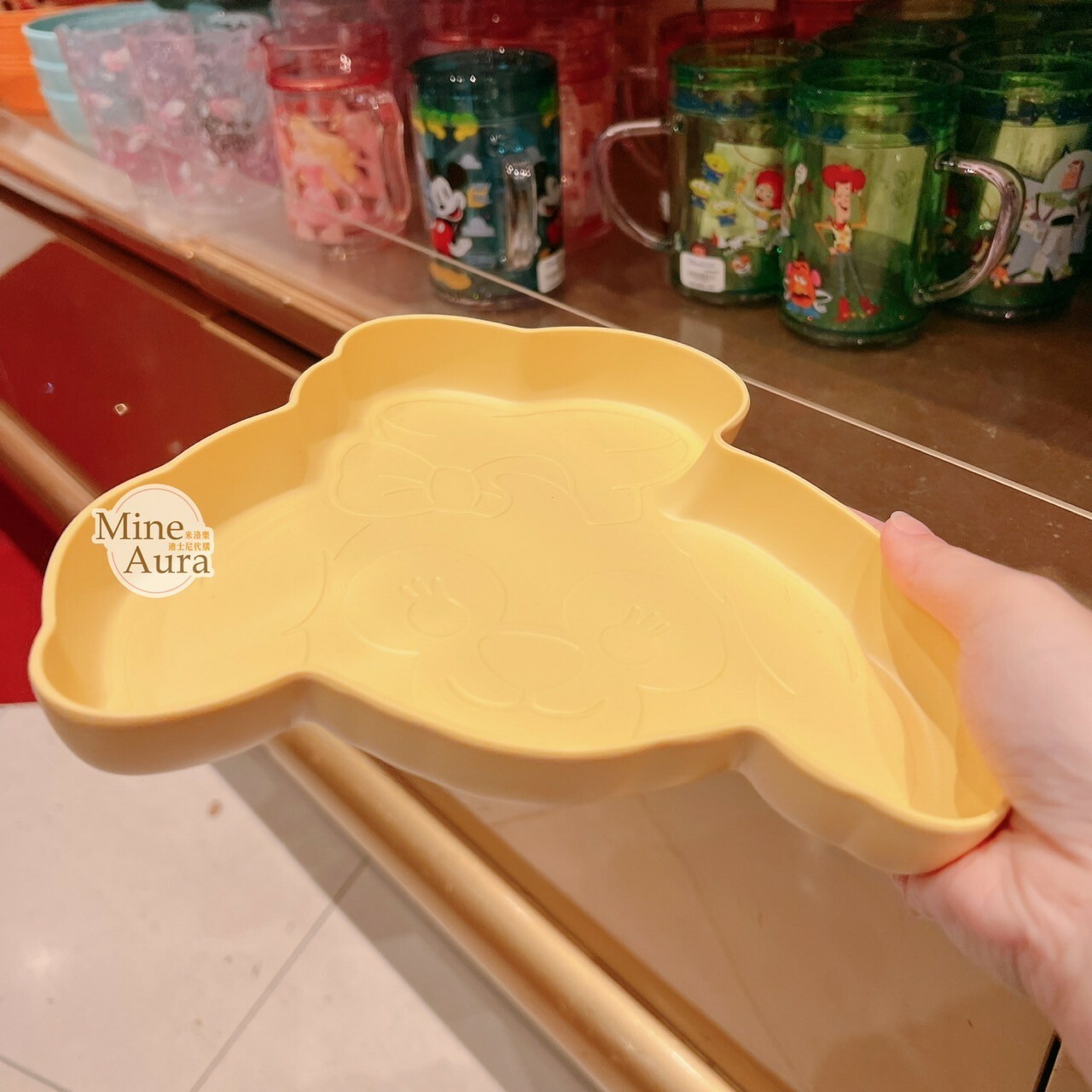 可琦安 餅乾 CookieAnn 大頭 造型 餐盤 廚房用品 -香港迪士尼樂園