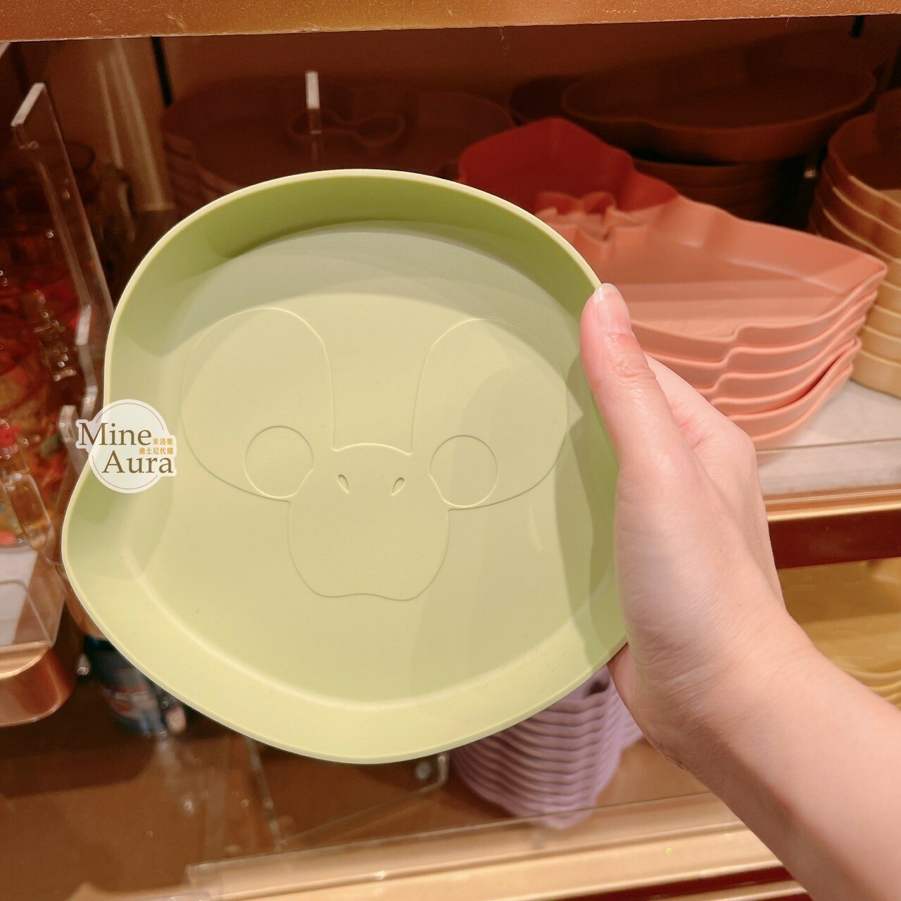 奧樂米拉 海龜 OluMel 大頭 造型 餐盤 廚房用品 -香港迪士尼樂園