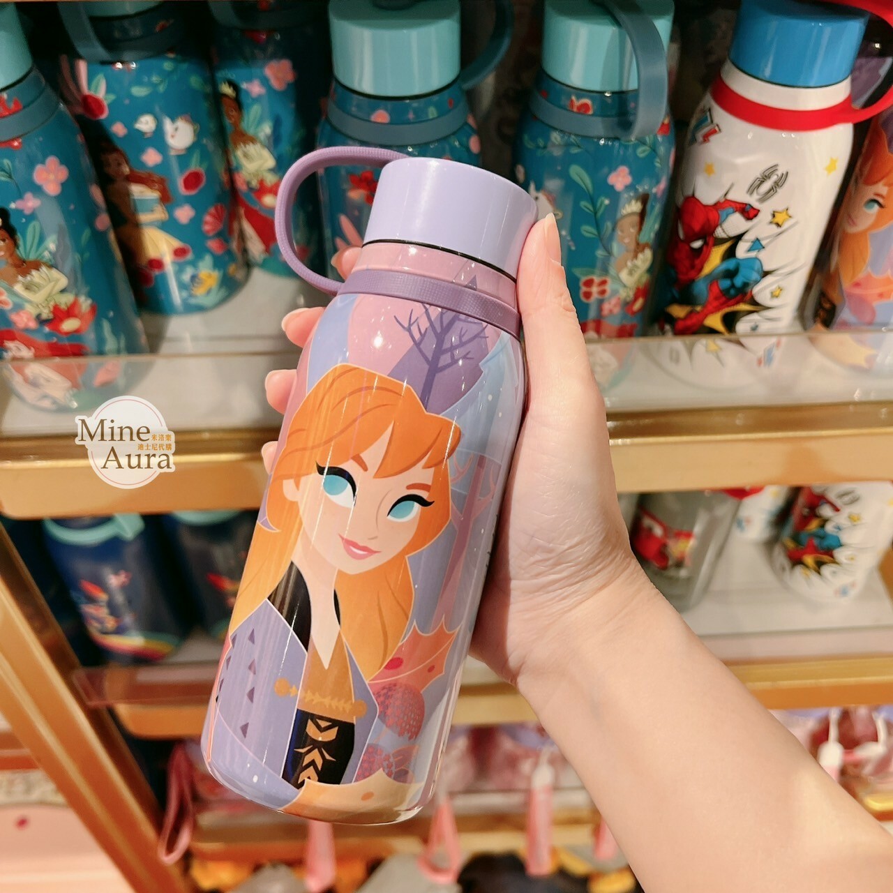 艾莎 Elsa 安娜Anna 圖案 手提 水壺 冰雪奇緣 Frozen -香港迪士尼樂園