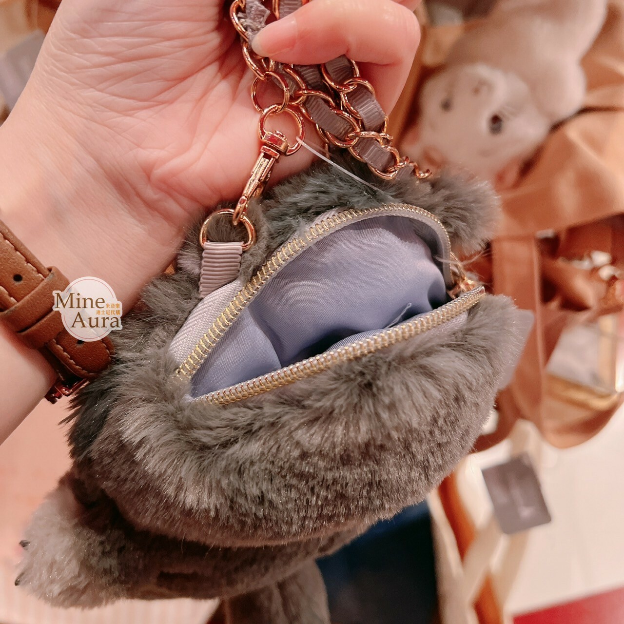 路西法 魯斯佛 Lucife 壞貓咪 絨毛 娃娃 造型 斜背 小包 -香港迪士尼樂園