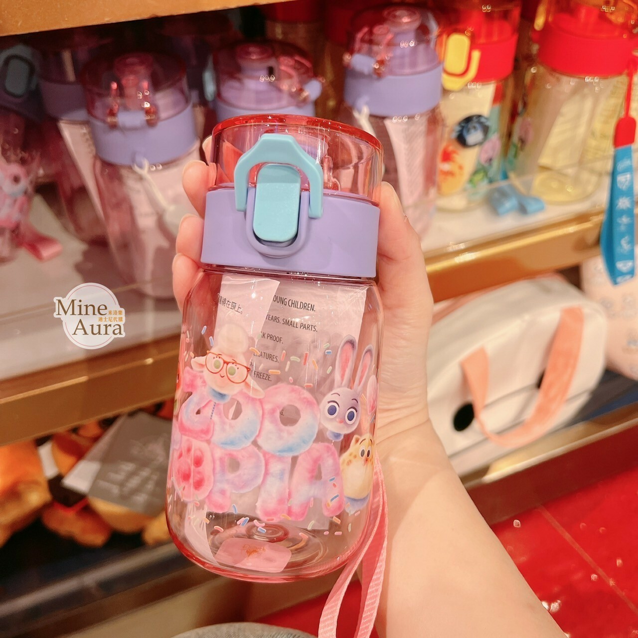 動物方城市 Zootopia 漸層彩色圖案 水壺 -香港迪士尼樂園