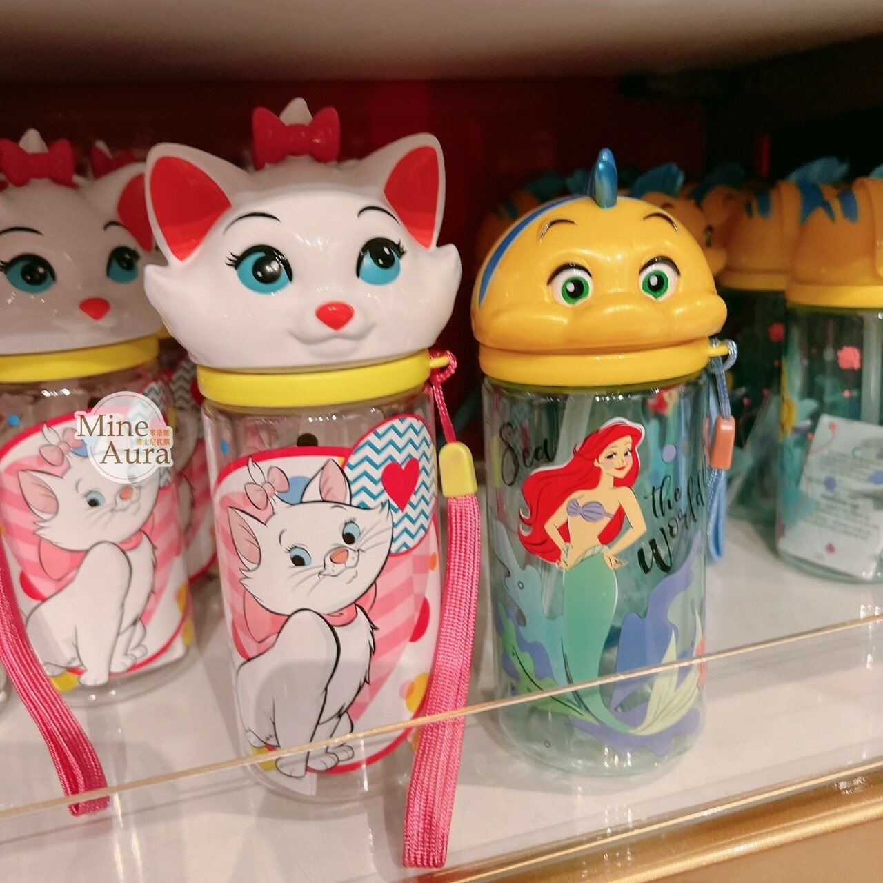 小比目魚 Floud 立體大頭造型 水壺 小美人魚 The Little Mermaid -香港迪士尼樂園