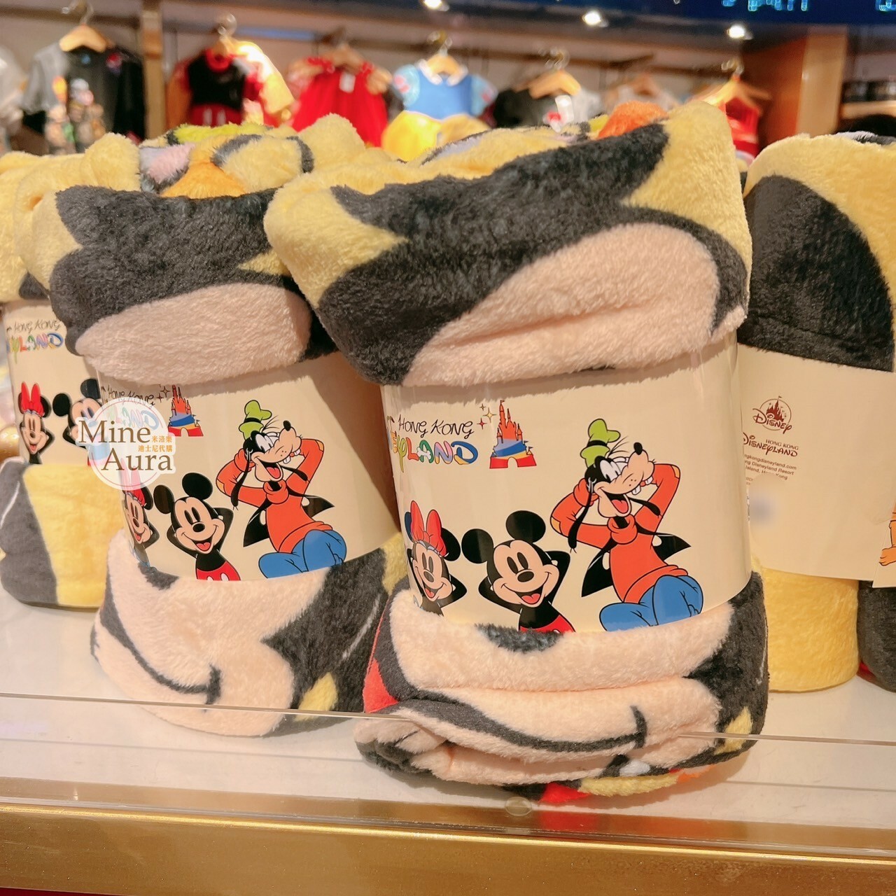 米奇 Mickey 與好友們 圖案 毛毯 毯子 -香港迪士尼樂園