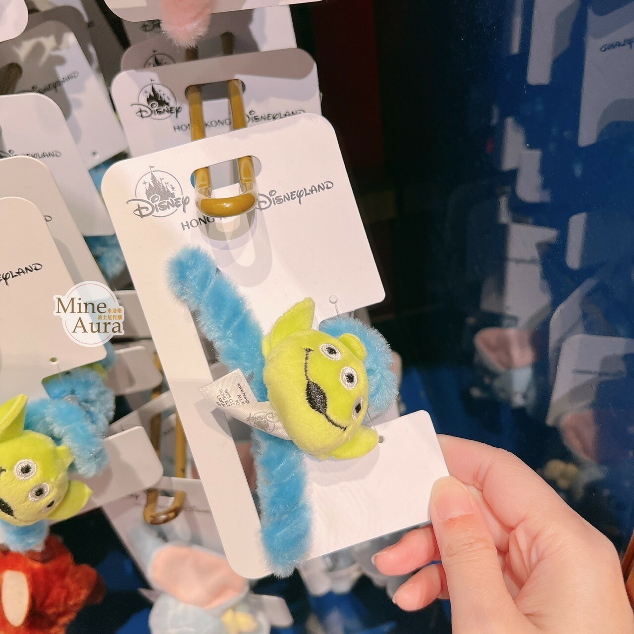 三眼怪 Alien 大頭造型 絨毛 髮夾 髮抓 鯊魚夾 玩具總動員 Toy Story -香港迪士尼樂園