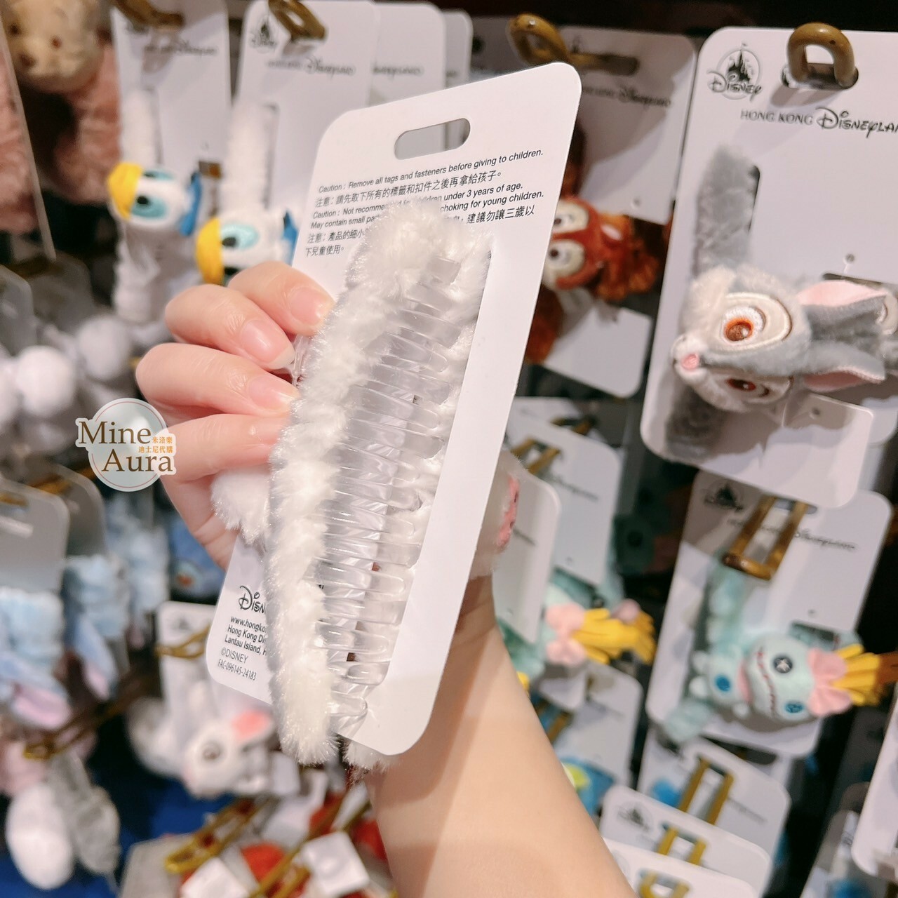 噗噗豬 Pua 大頭造型 絨毛 髮夾 髮抓 鯊魚夾 海洋奇緣 Moana -香港迪士尼樂園