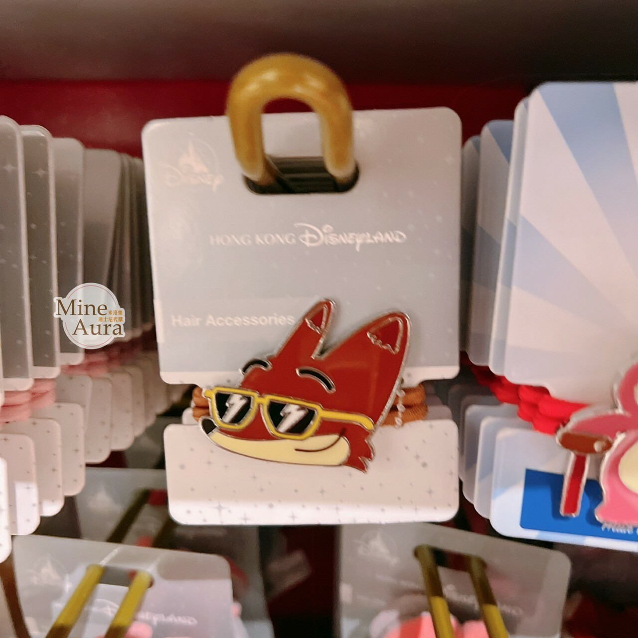 胡尼克 Nick 大頭 戴墨鏡 造型 髮束 髮飾 動物方城市 Zootopia -香港迪士尼樂園