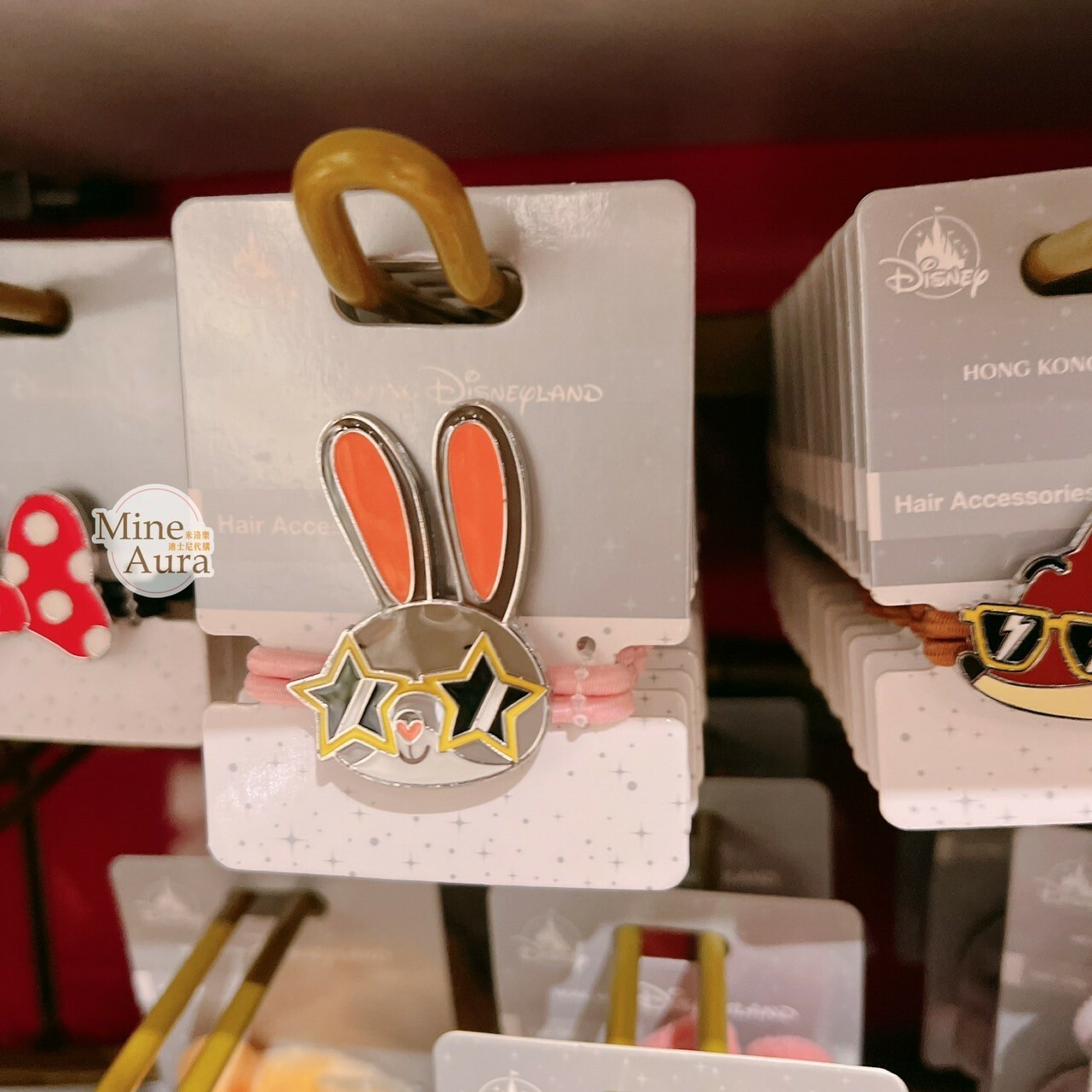 哈茱蒂 Judy 兔 大頭 戴墨鏡 造型 髮束 髮飾 動物方城市 Zootopia -香港迪士尼樂園