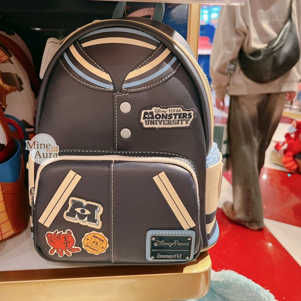 怪獸大學 外套造型設提 圖案 後背包 怪獸電力公司 Monsters, Inc. -香港迪士尼樂園