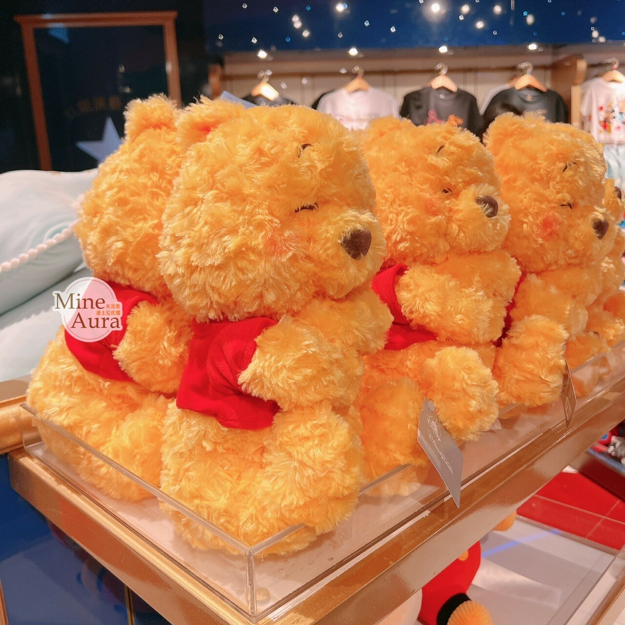 軟綿抱抱系列 小熊維尼 Winnie the Pooh 笑咪咪 笑顏 絨毛 娃娃 玩偶 -香港迪士尼樂園