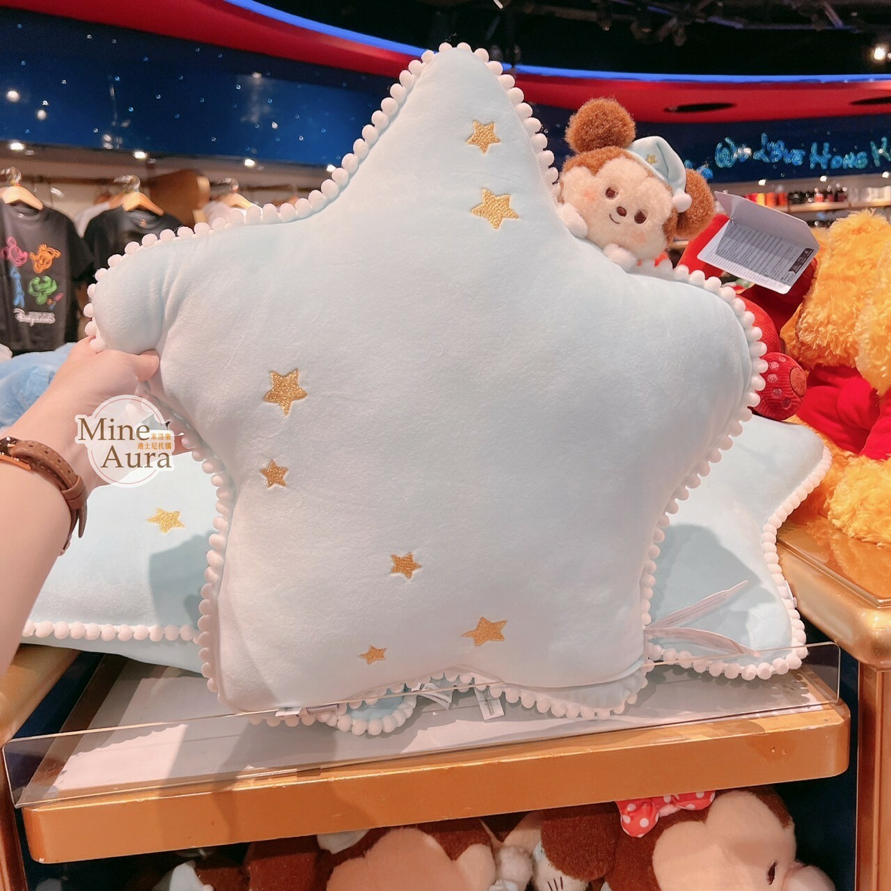 Dreamy afternoon 系列 米奇 Mickey 星星 造型 抱枕 靠墊 -香港迪士尼樂園