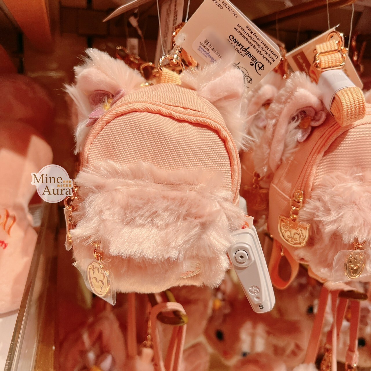 (現貨) 玲娜貝兒 Lina bell 迷你後背包造型 零錢包 掛包 小包 (附長掛繩) -香港迪士尼樂園