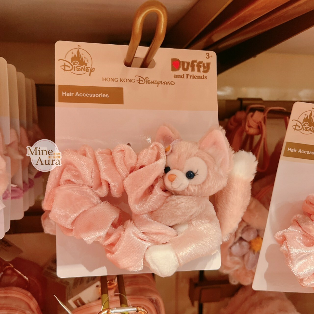 玲娜貝兒 Lina bell 絨毛抱抱 造型 髮束 大腸圈 髮飾 -香港迪士尼樂園