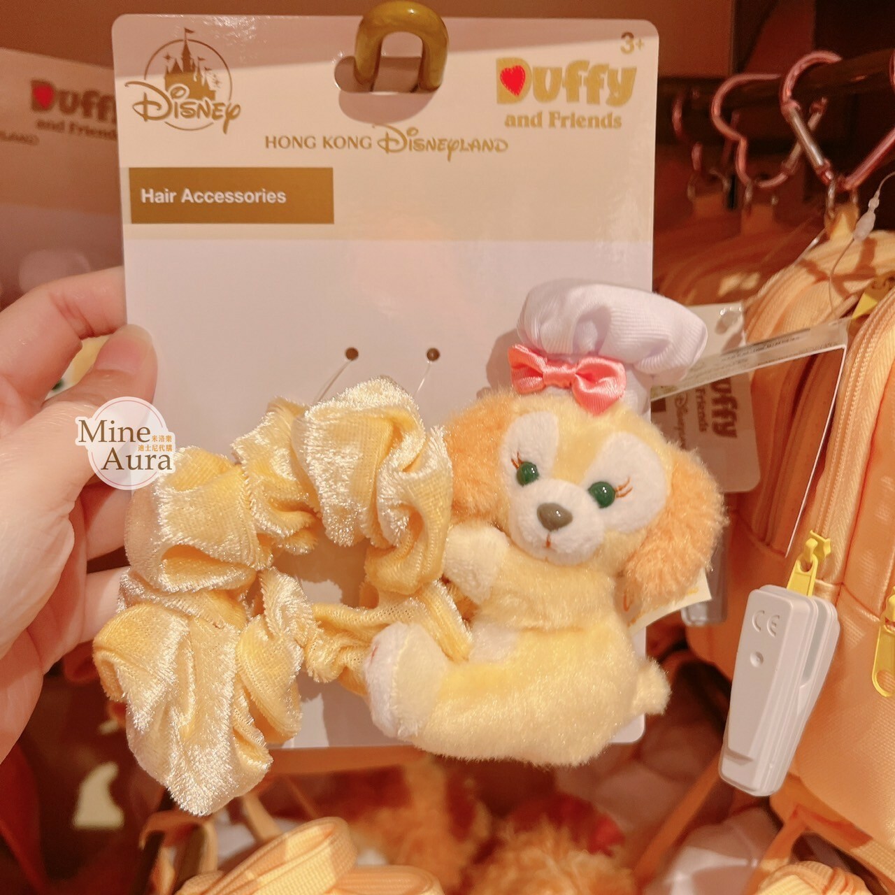 可琦安 餅乾 CookieAnn 絨毛抱抱 造型 髮束 大腸圈 髮飾 -香港迪士尼樂園