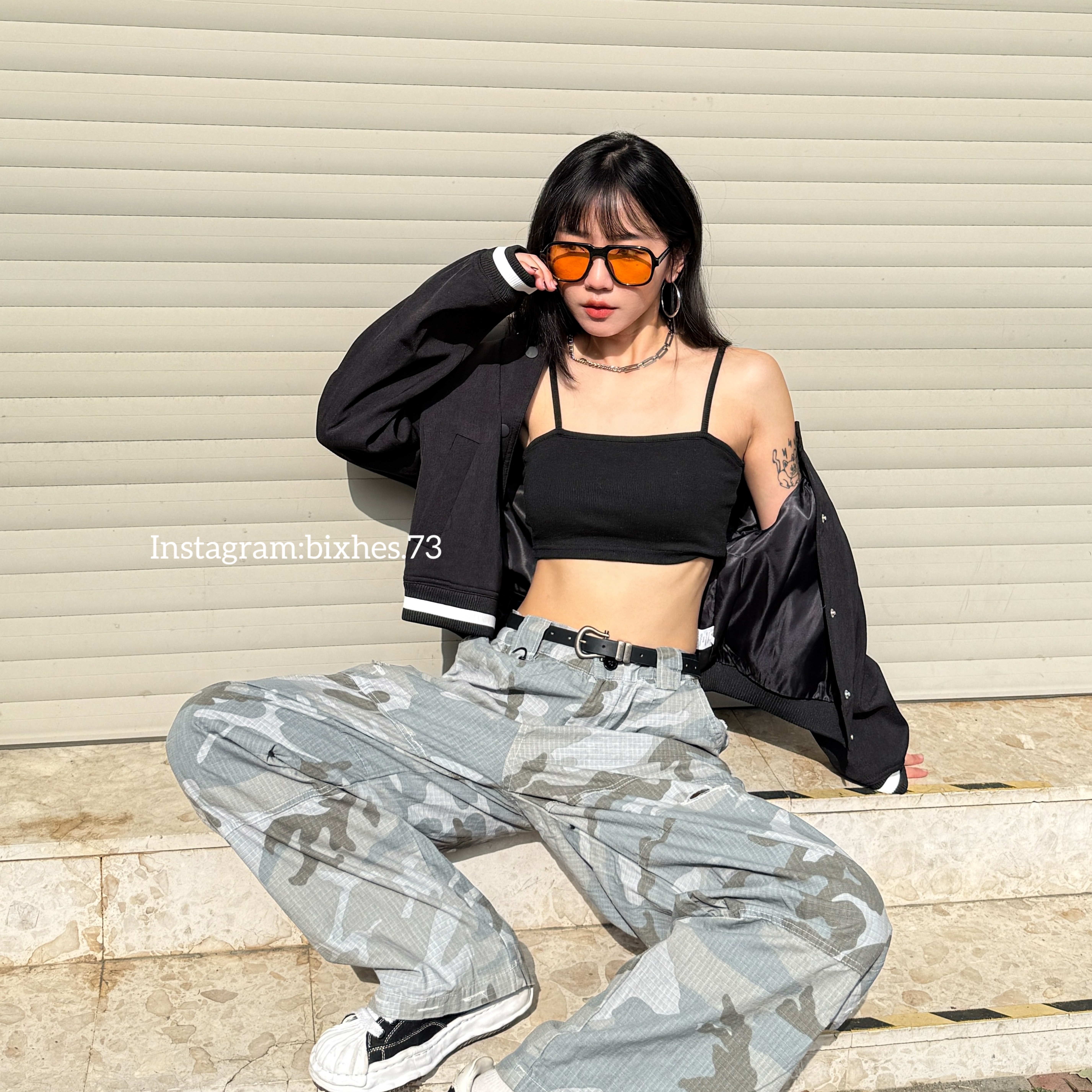 膠片平架墨鏡(J00024)