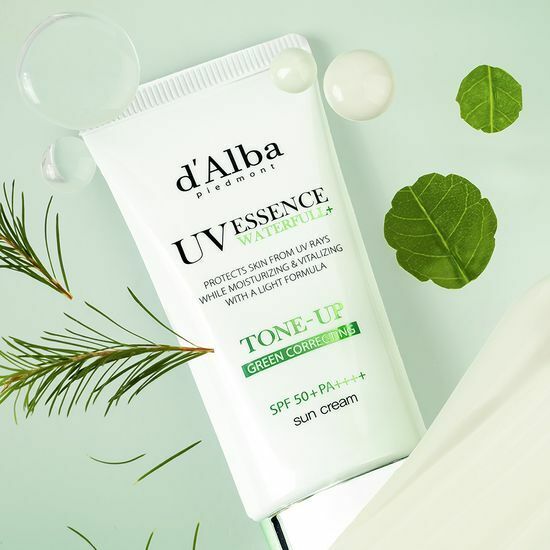 [ dAlba ] UV Essence Waterfull Tone Up Green Correcting Sun Cream 50ml
