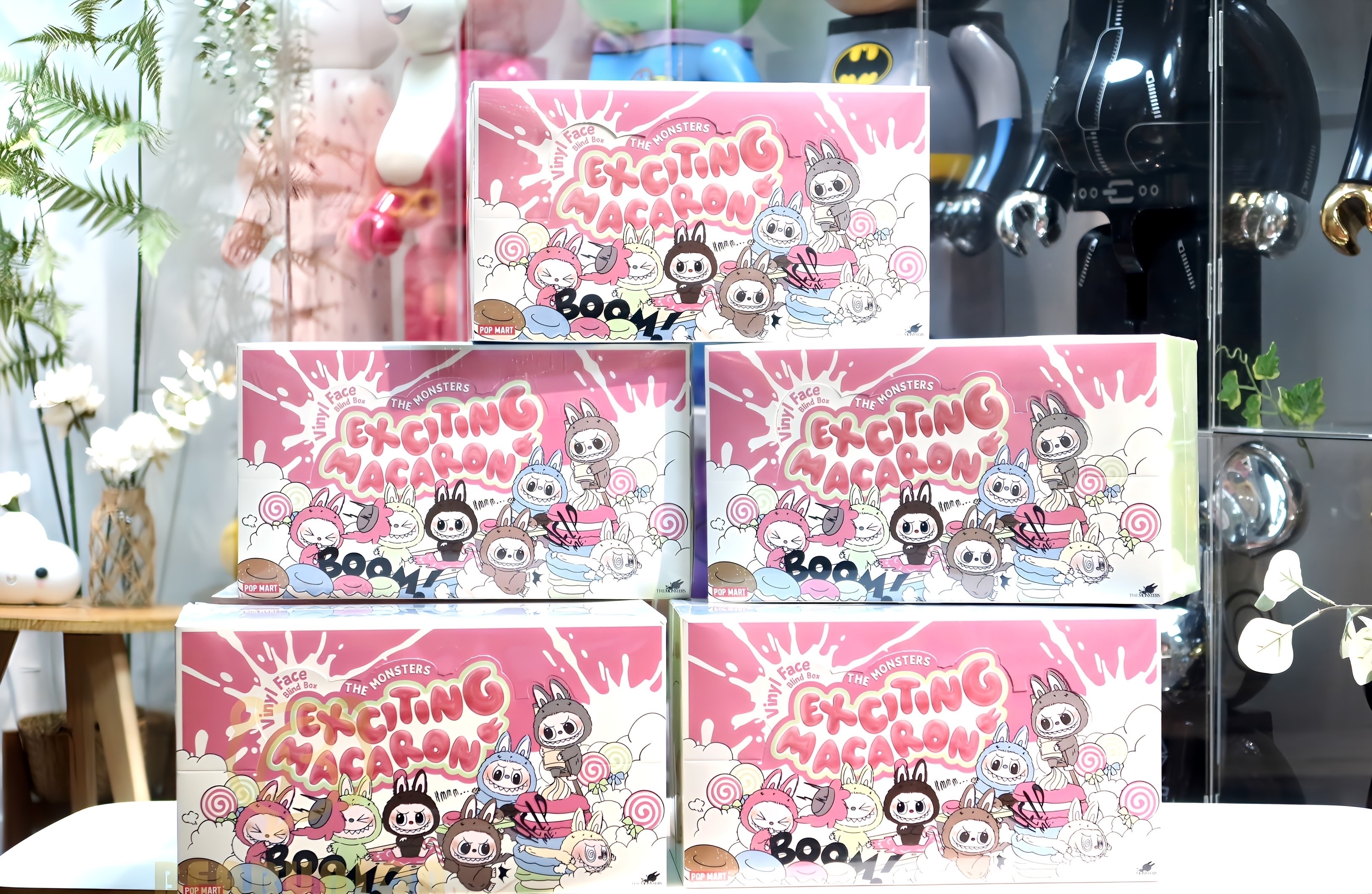 🥇現貨🥇POPMART 泡泡瑪特LABUBU THEMONSTERS心動馬卡龍搪膠臉盲盒