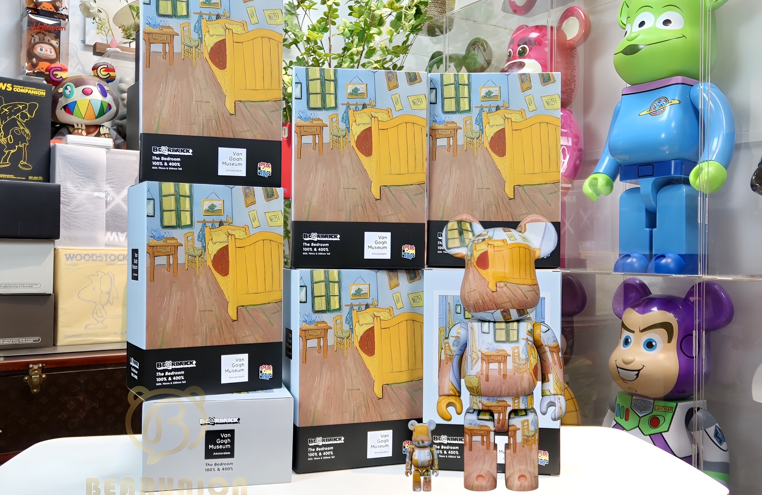 🎏預訂🎏Bearbrick 400% 100% × Van Gogh Museum Van Gogh "The Bedroom"