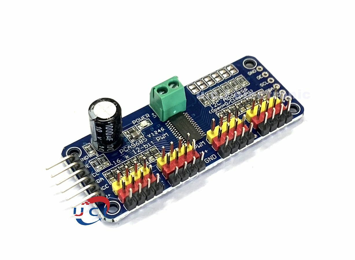 【UCI電子】(10-12) 16路 PWM Servo舵機驅動板 控制器 機器人IIC PCA9685