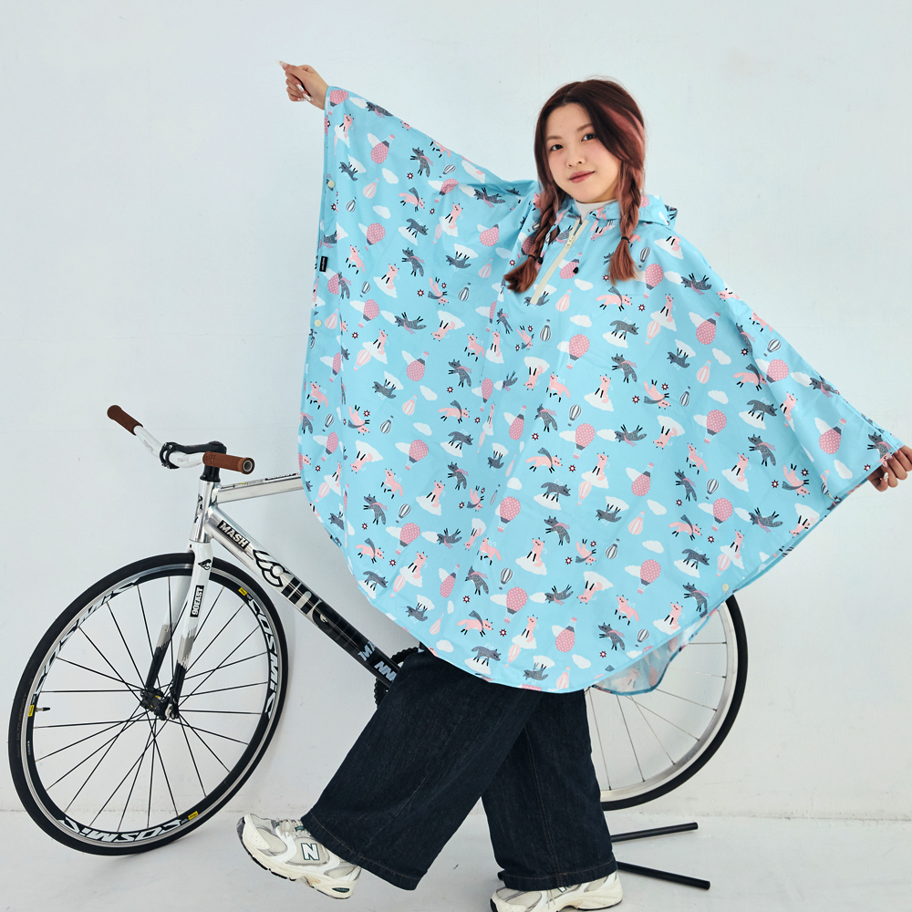 RAINSTORY披肩式斗蓬(FOX BALLOON)