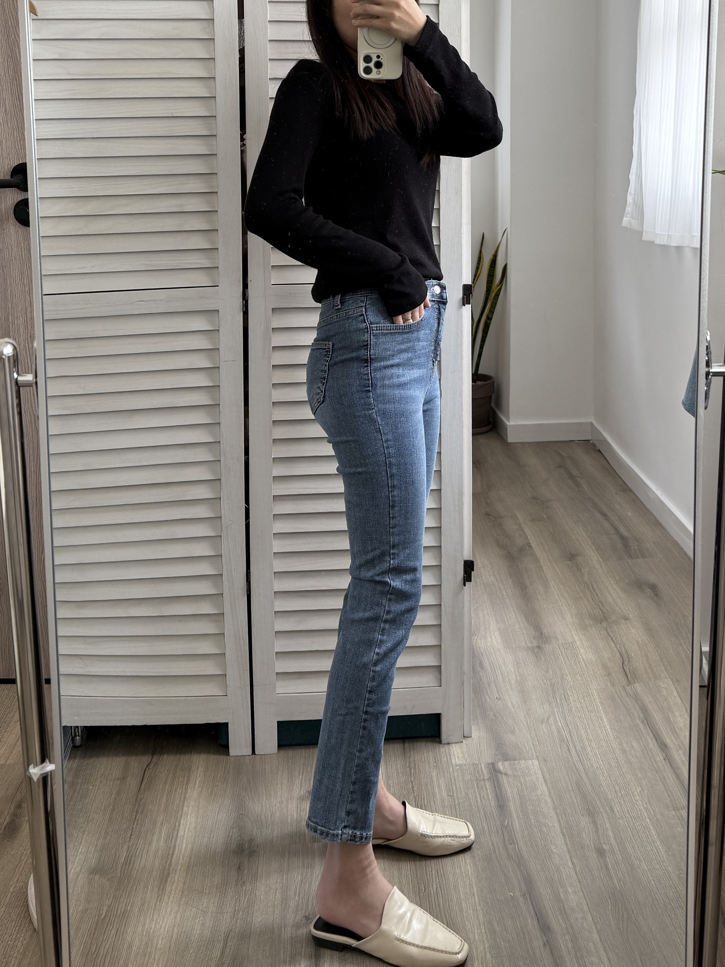 #P010 直腳牛仔褲