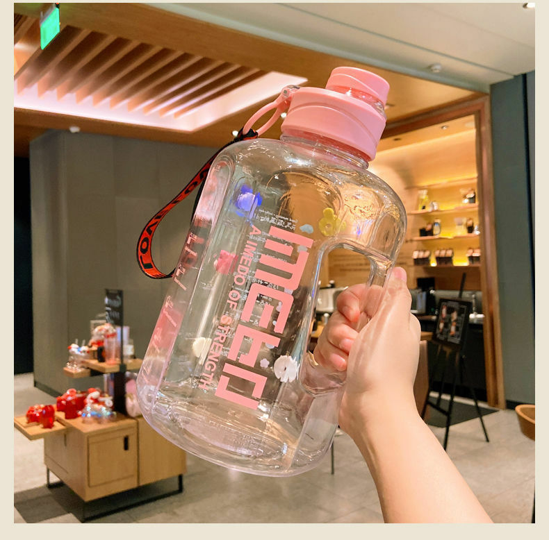 大容量雙刻度手提水壺(2200ml)