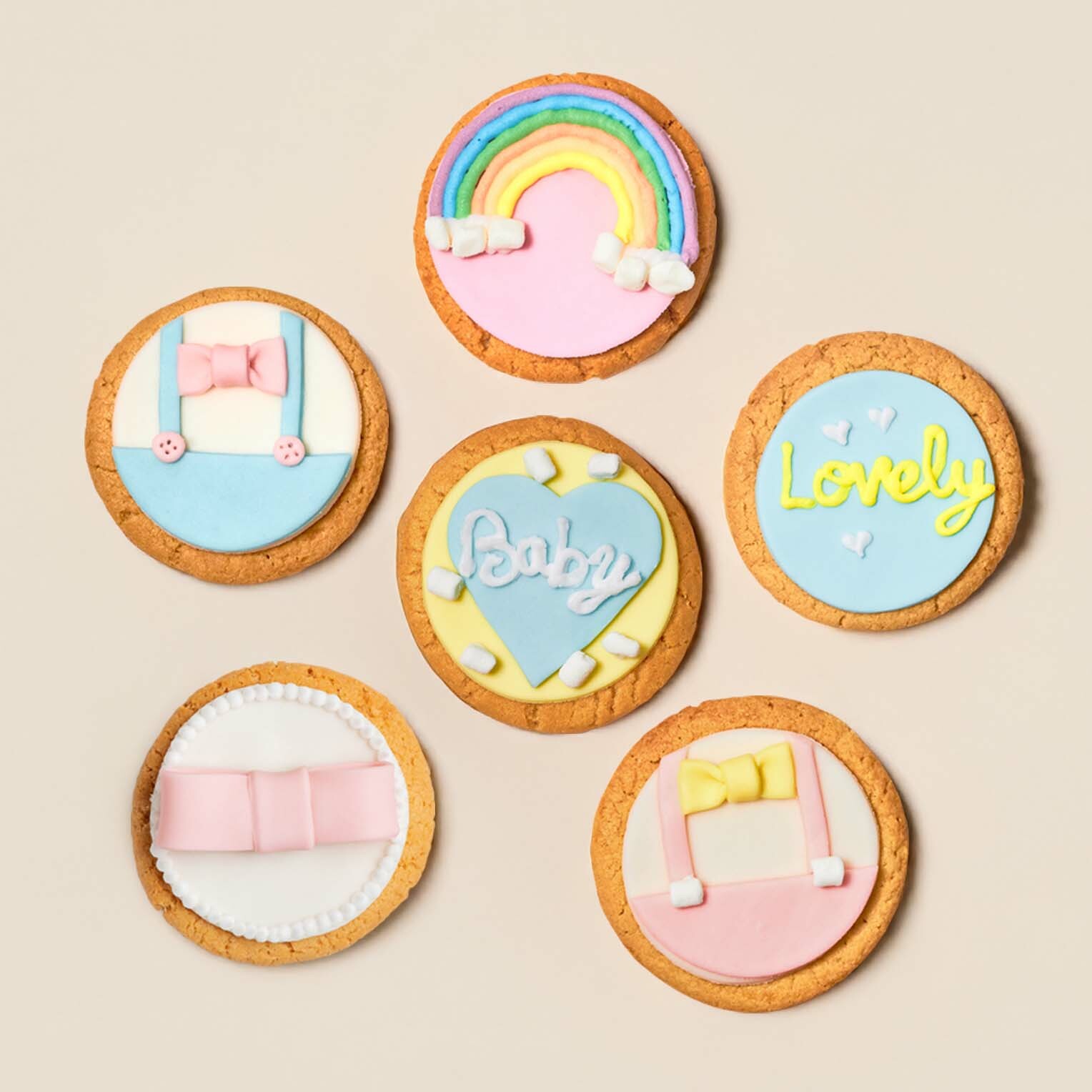 寶貝翻糖餅乾5片