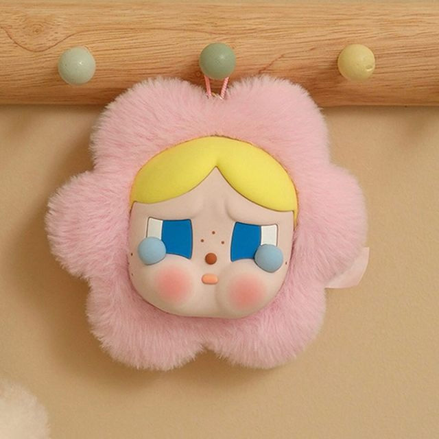 POP MART CRYBABY 悲傷俱樂部 🤩 泡泡瑪特 哭哭寶貝小花 🌸 硅膠絨毛耳機包