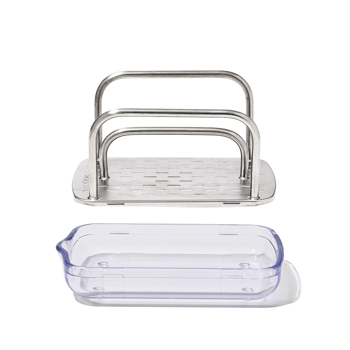 美國品牌OXO Good Grips 不銹鋼海綿瀝水架 -13113100