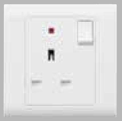 MK Essentials 意莎 13A 單位連保護門有掣插座連LED指示燈