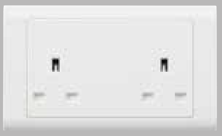 MK Essentials 意莎 13A 兩位連保護門插座