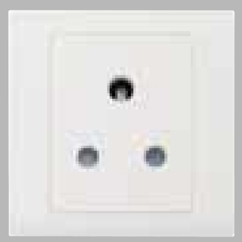 MK Essentials 意莎 15A 單位三腳圓頭插座