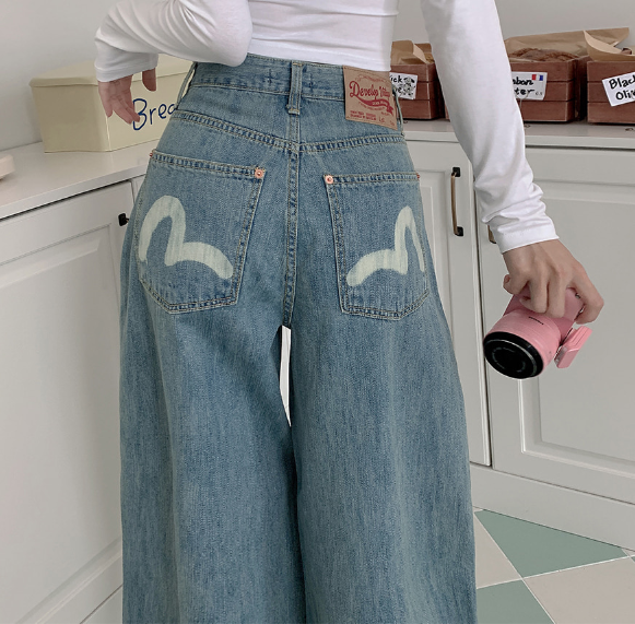 春季預訂｜Kitschlook BACK POINT寬牛仔褲