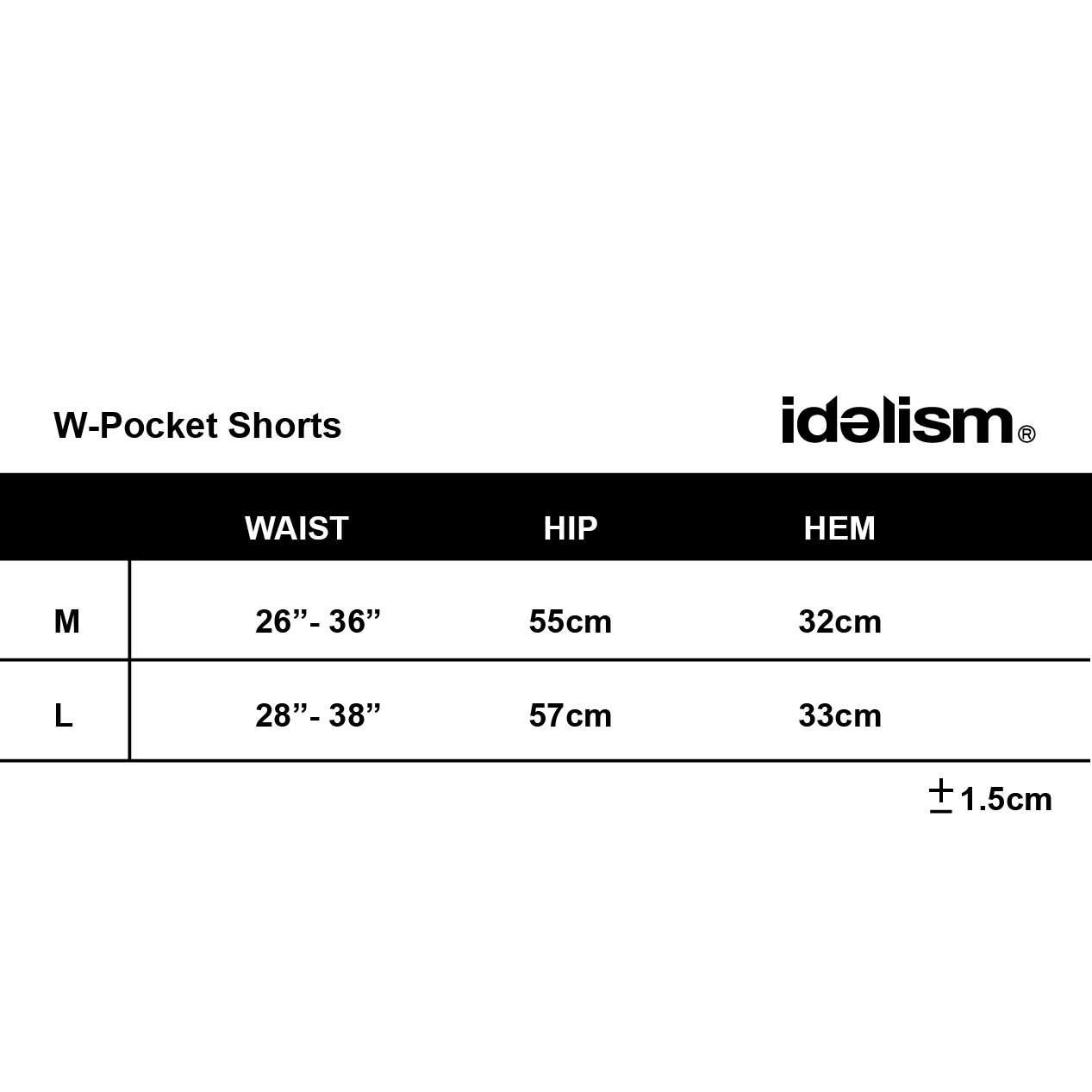 idealism IDE W-Pocket Shorts / 大袋尼龍褲【ID24021】