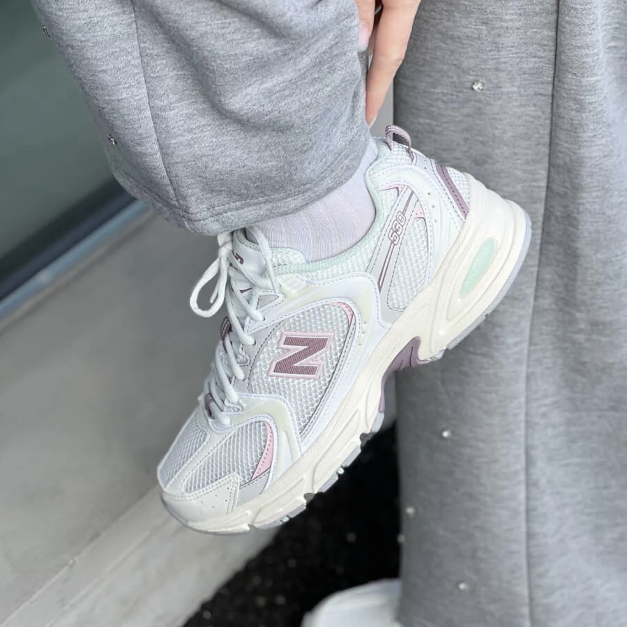 New Balance 530 粉紫 梅果粉 米白 拼接 復古 運動鞋 韓系老爹鞋
