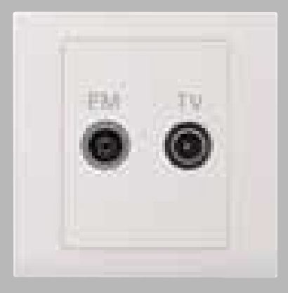 MK Essentials 意莎 兩位電視/收音機天線主板插座