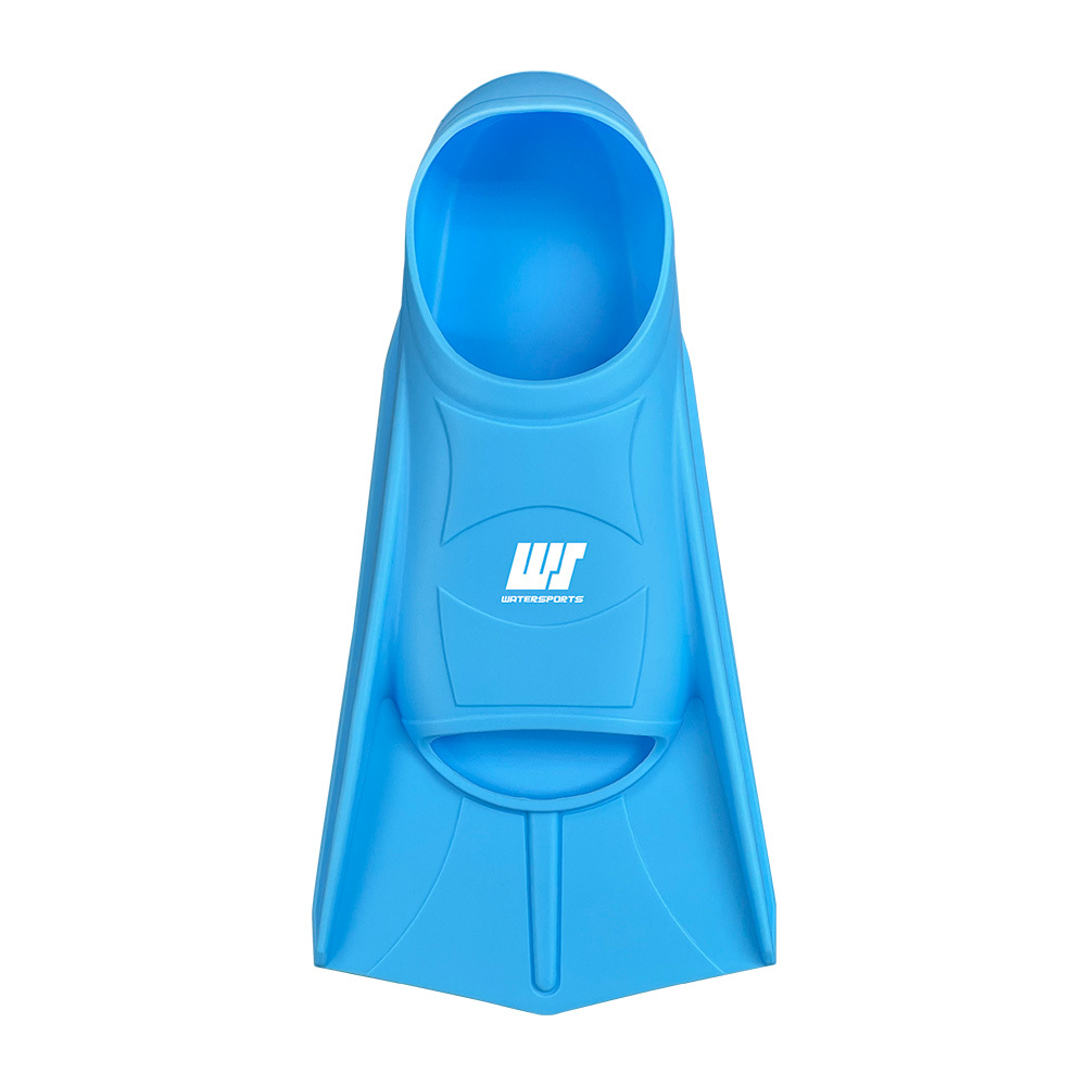 基礎訓練矽膠短蛙鞋 - 藍