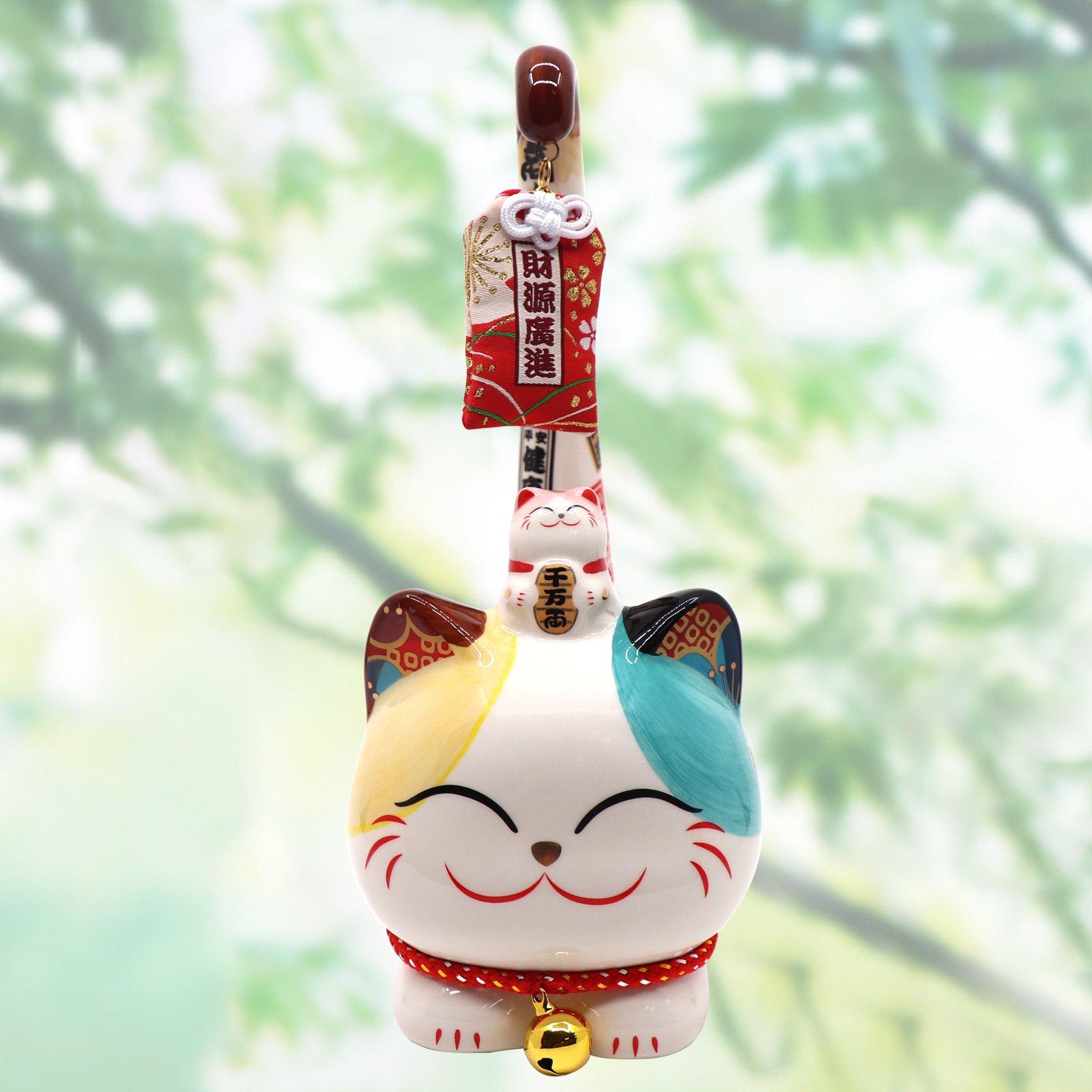 【金石工坊】金運招財長尾貓-中 2024新色(高24CM)