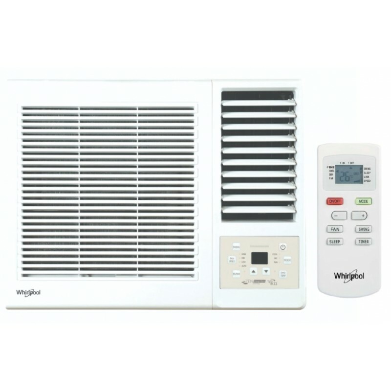 WHIRLPOOL 惠而浦 AWV09300R 1匹 R32 變頻淨冷窗口式冷氣機