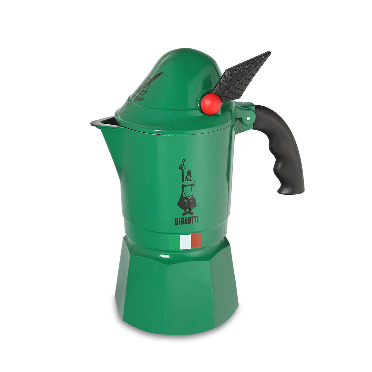 意大利BIALETTI 3杯裝鋁質摩卡咖啡壺-山地步兵-0002762NP