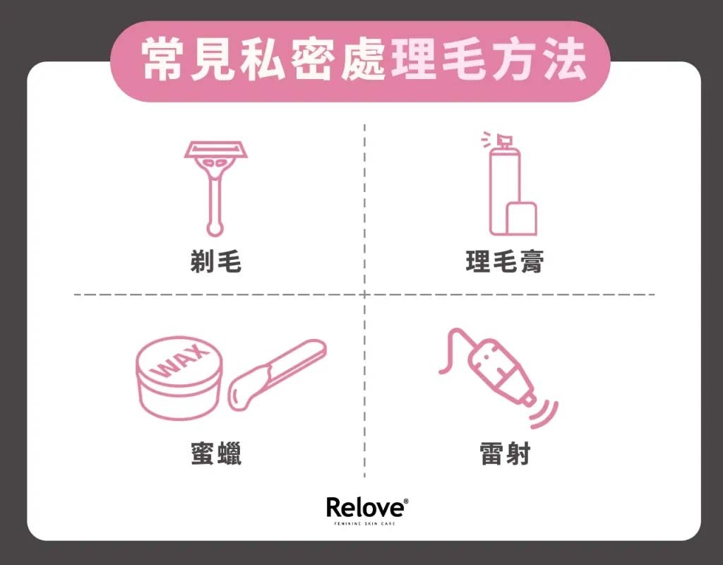 常見的私密處理毛方法解析