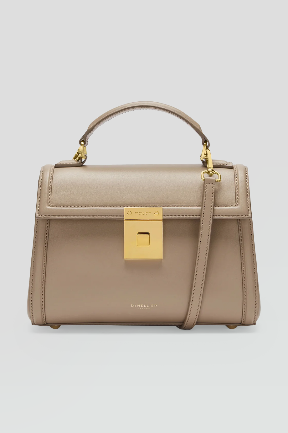DeMellier｜PARIS 真皮飾邊梯形手拿包