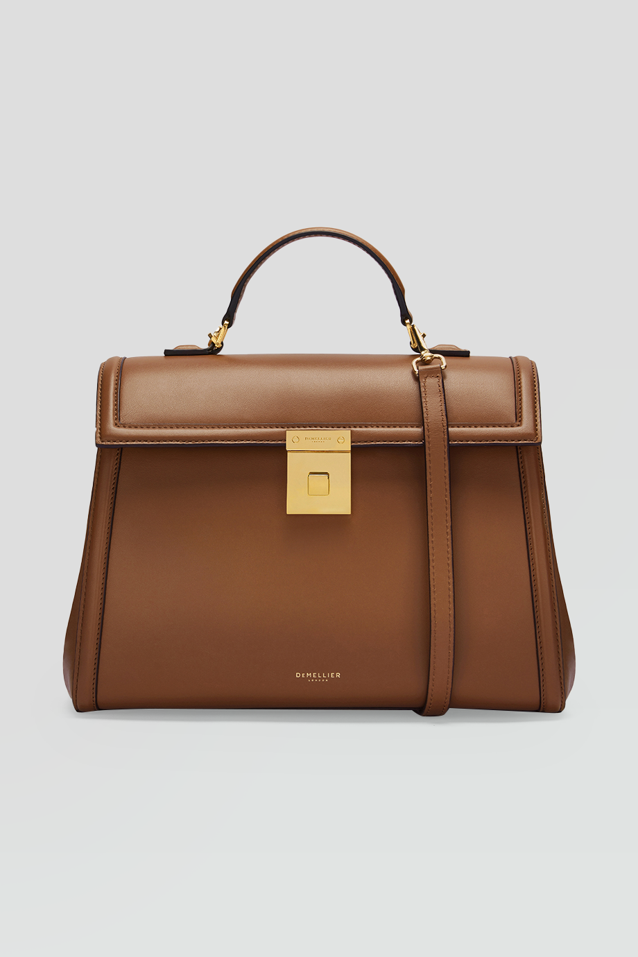 DeMellier｜MIDI PARIS 真皮飾邊梯形手拿包